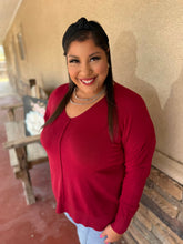 Load image into Gallery viewer, Butter Sweater -Wine