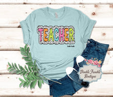 Load image into Gallery viewer, SCHOOL DALMATION DOODLE TEE