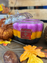 Load image into Gallery viewer, Bird of Paradise Pumpkin Candle By: Circle E