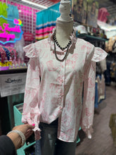 Load image into Gallery viewer, PINK PONY BUTTON UP