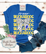 Load image into Gallery viewer, COQUETTE VOLLEYBALL BOW MASCOT SPIRIT TEE