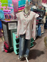 Load image into Gallery viewer, PINK PONY BUTTON UP