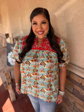 Load image into Gallery viewer, REESE -BUCKING HORSE TOP