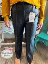 Load image into Gallery viewer, ALWAYS EDGDY BLACk HIGH WAISTED PANTS