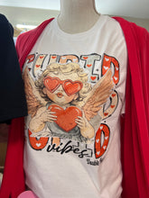 Load image into Gallery viewer, Cupid Vibes Graphic Tee- Red