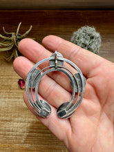 Load image into Gallery viewer, Naja Pendant - sterling silver with kingman turquoise