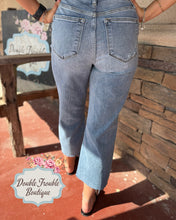 Load image into Gallery viewer, The Nova Judy Blue Wide Leg Crops