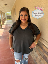 Load image into Gallery viewer, HARPER TOP BASIC -Charcoal