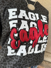 Load image into Gallery viewer, MASCOT REPEAT PUFF LEOPARD SPIRIT TEE