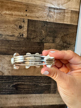 Load image into Gallery viewer, Cuff - Sterling silver Cuff Bracelet with Golden Hills turquoise