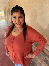 Load image into Gallery viewer, Butter Sweater -Rust