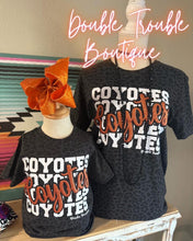 Load image into Gallery viewer, MASCOT REPEAT PUFF LEOPARD SPIRIT TEE