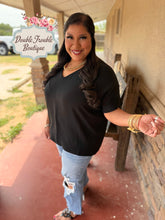 Load image into Gallery viewer, MADELINE TOP -BLACK