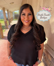 Load image into Gallery viewer, HARPER TOP BASIC -BLACK