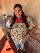 Load image into Gallery viewer, REESE -BUCKING HORSE TOP