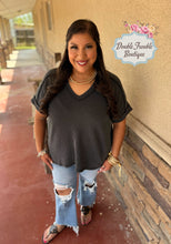 Load image into Gallery viewer, HARPER TOP BASIC -Charcoal