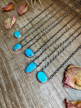 Load image into Gallery viewer, 18 inch Sterling Silver Chain with Turquoise