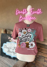 Load image into Gallery viewer, Simply Blessed Graphic Tee -Muave