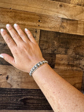 Load image into Gallery viewer, Cuff - Sterling silver Cuff Bracelet 8 mm 5.5”
