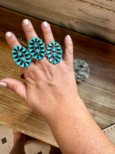Load image into Gallery viewer, Ring - pick gour size turquoise ring and sterling silver
