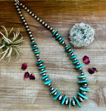 Load image into Gallery viewer, 28 inch - NFR collection - sterling silver and turquoise
