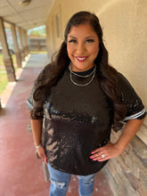 Load image into Gallery viewer, Sequin Jersey Top
