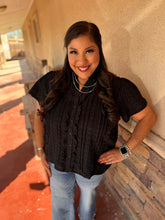Load image into Gallery viewer, LILLY TOP -Black
