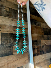 Load image into Gallery viewer, 28 inch - NFR collection - sterling silver and turquoise
