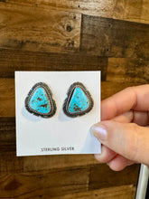 Load image into Gallery viewer, Stud Earrings Turquoise Earrings &amp; Sterling Silver
