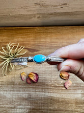 Load image into Gallery viewer, Cuff Bracelet - Golden hill Turquoise &amp; Sterling Silver Option II
