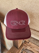 Load image into Gallery viewer, GAMEGUARD MENS CAP- MAROON/WHT MESHBACK
