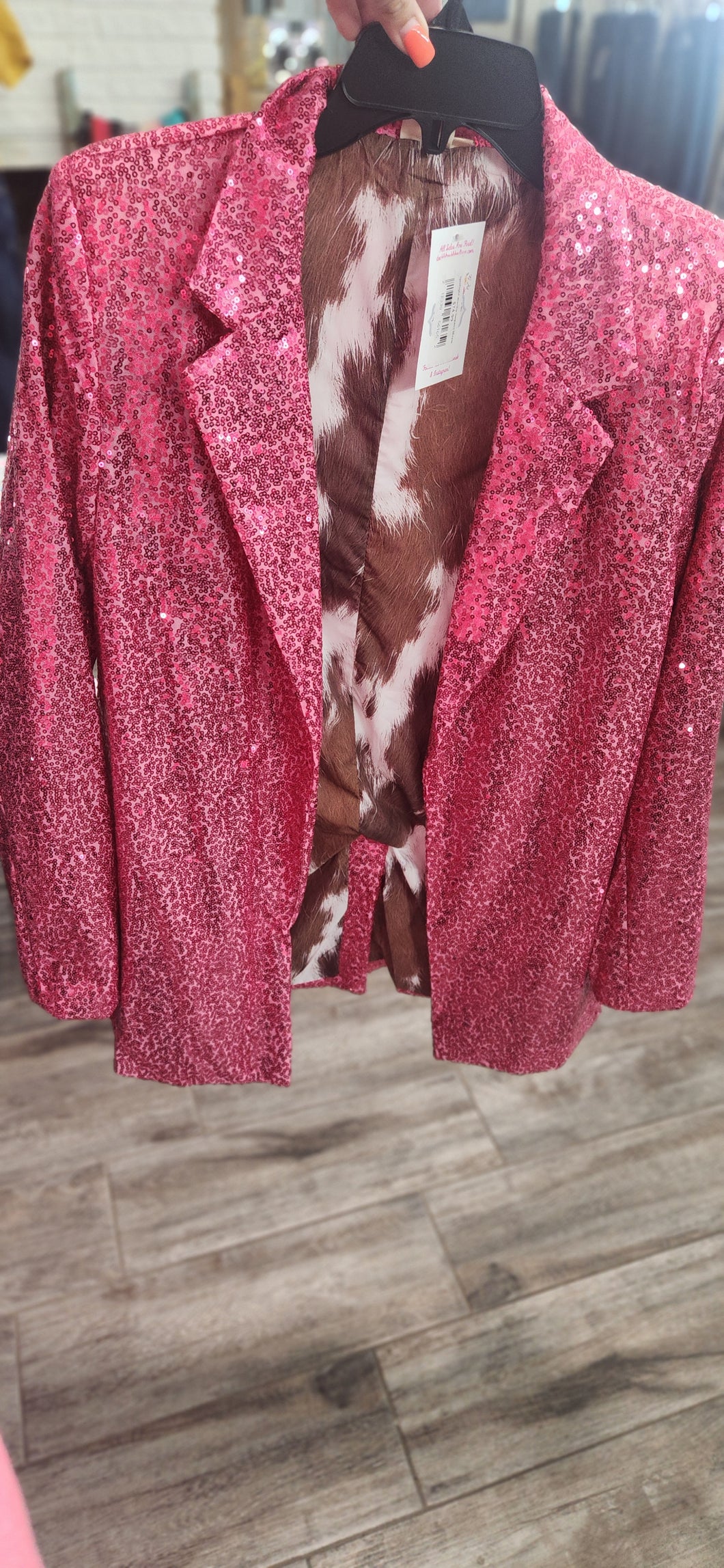 SPOTLIGHT SEQUIN BLAZER