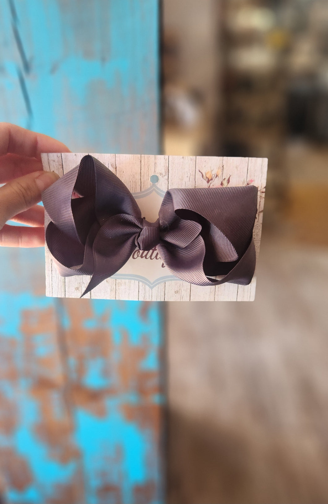 SM GREY BOW