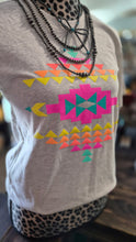 Load image into Gallery viewer, NEON AZTEC TEE
