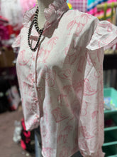 Load image into Gallery viewer, PINK PONY BUTTON UP
