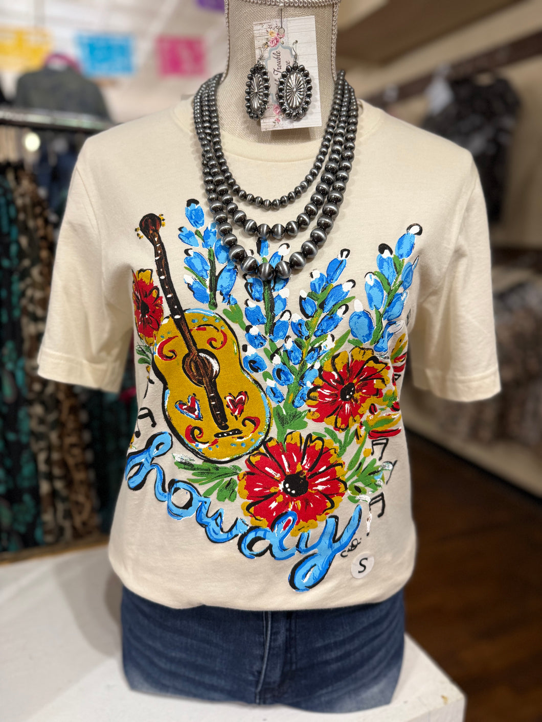 Bluebonnet Howdy Tee