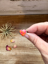Load image into Gallery viewer, Heart Ring - Size 6 -Dahlia ring and sterling silver IIII
