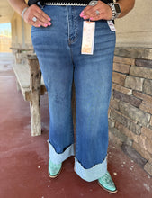 Load image into Gallery viewer, Cowgirl Cuff Risen Denim
