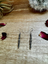 Load image into Gallery viewer, All Sterling Silver Saucer Pearls earrings dangle simple
