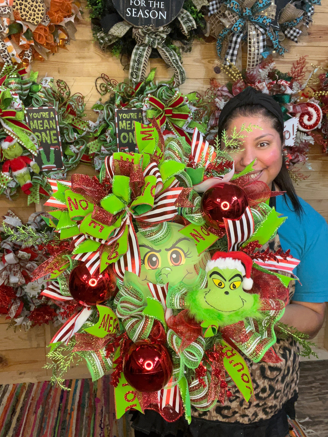 Green Monster Wreath