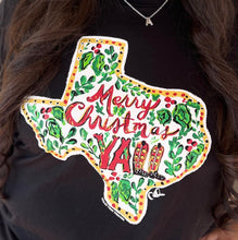 Load image into Gallery viewer, CALLIE&#39;S MERRY XMAS TEXAS TEE
