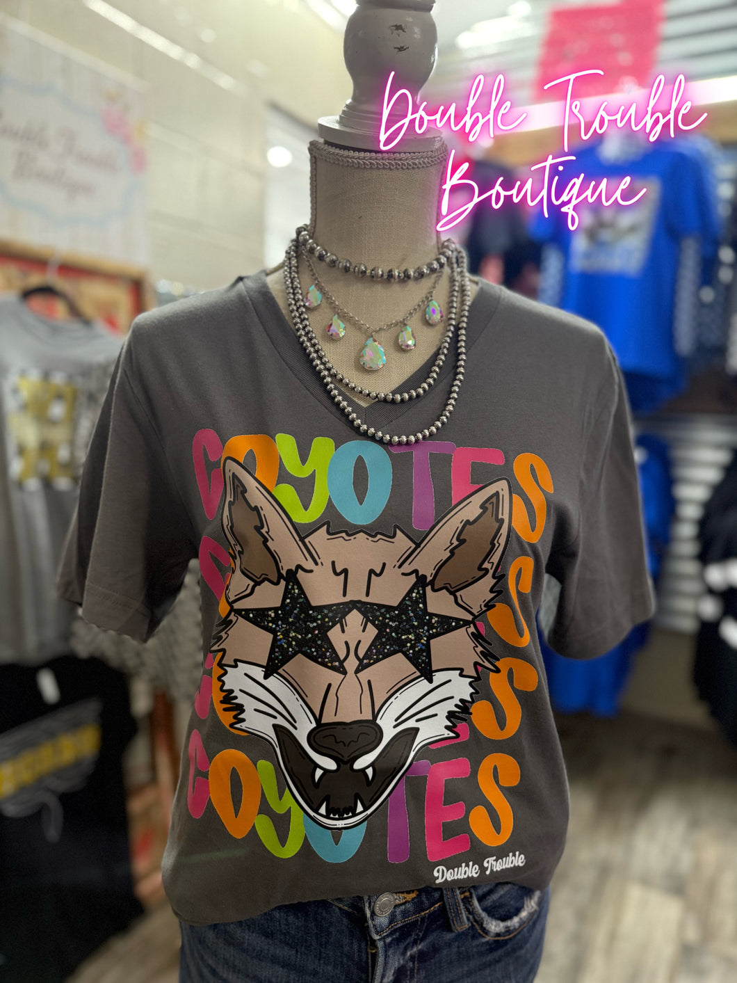 GAME DAY GLITZ COYOTES TEE