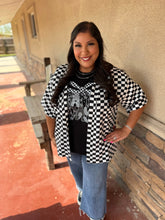 Load image into Gallery viewer, Checkered Cardi
