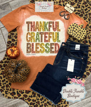 Load image into Gallery viewer, Thankful Grateful Blessed Tshirt
