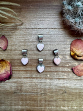 Load image into Gallery viewer, Small Pendant - Heart Shape Pink Conch &amp; Sterling Silver
