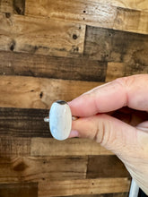 Load image into Gallery viewer, Small Ring - Size 8 - White Buffalo Ring &amp; sterling silver II
