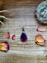 Load image into Gallery viewer, Teardrop Pendant - Purple Spiny &amp; Sterling Silver
