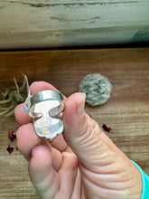 Load image into Gallery viewer, Lapis ring  -adjustable - Lapis and sterling silver
