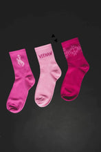 Load image into Gallery viewer, Pink Chromatic Socks
