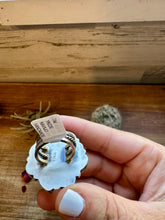 Load image into Gallery viewer, Round ring- size 6.5 - Sonoran Gold turquoise ring and sterling silver
